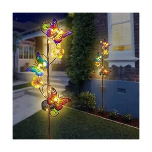 Pack Solar-Powered Butterfly Garden Decorative Lights for Patio