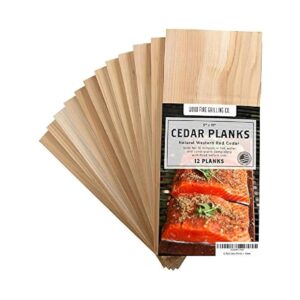 Pack Western Red Cedar Grilling Planks for Grilling Salmon and More