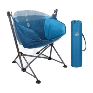 Padded Outdoor Swing Chair with Back Support and Weather-Resistant 600D Polyester