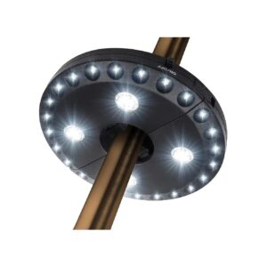 Patio and Camping Use LED Umbrella Light with 3 Brightness Modes and Manual Switch