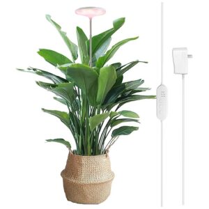 Perfect Grow Light for Indoor Plants with Full Spectrum and 6ft Height Adjustable Design