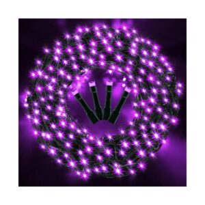 Perfectly Illuminated Purple LED Fairy String Lights for Indoor and Outdoor Decorations