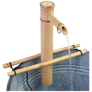 Personalizable Bamboo Water Fountain Kit without Container Included