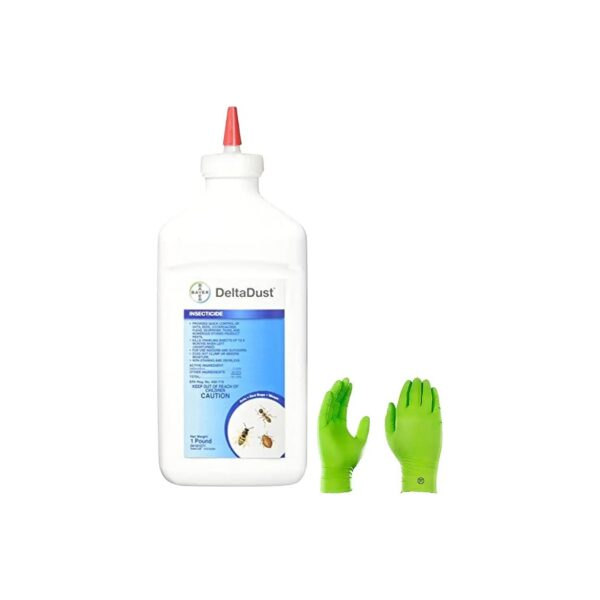 Pest Control Insecticide Dust Kit with USA Supply Gloves and Identification Card