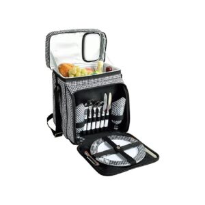 Picnic at Ascot Insulated Picnic Basket with Cooler and Extra Storage