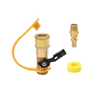 Piece Propane Quick Connect Fitting Set with NPT Threads for Gas Grills and Stoves