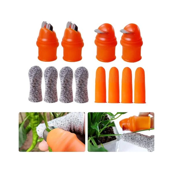 Piece Thumb Knife Set for Pruning and Harvesting Various Fruits and Veggies