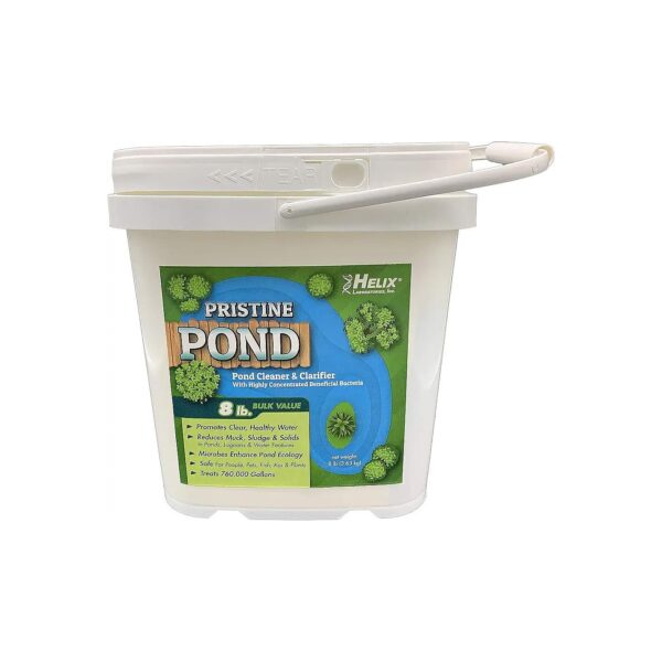 Plant and Fish Safe Pond Clarifier and Cleaner with Beneficial Bacteria