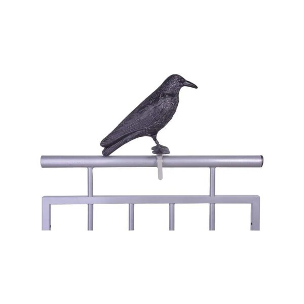 Plastic Crow Decoy for Garden Pest Control and Decoration