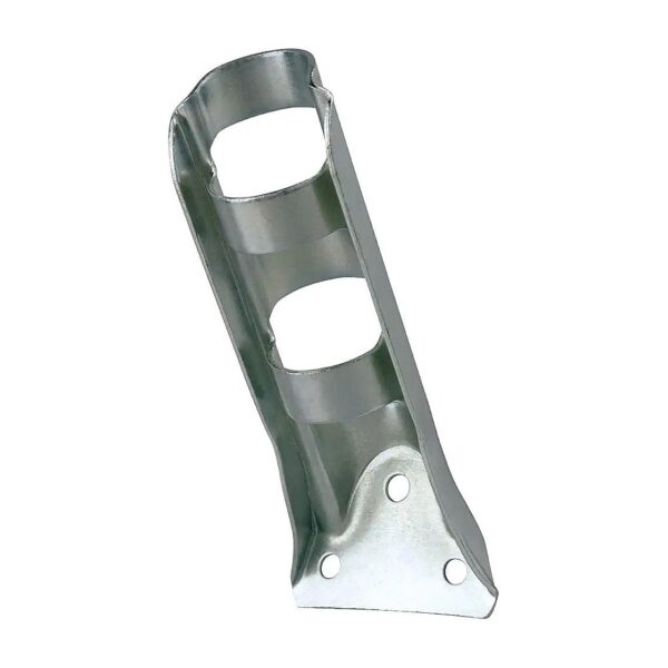 Plated Steel Flag Pole Bracket with 1-1/4 Inch Diameter