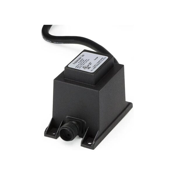 Plug-in Garden Pond Fountain Lighting Transformer 12V 20W Quick-Connect Black