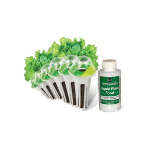 Pod Salad Greens Kit with Lettuce Varieties, Liquid Plant Food, and Growing Guide