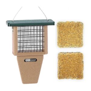 Poly-Lumber Suet Feeder with 2 Bonus Suet Cake Feeder Packs