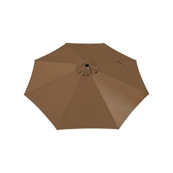 Polyester Fabric Replacement Umbrella Canopy for 10ft 8 Ribs Cantilever Hanging Umbrella