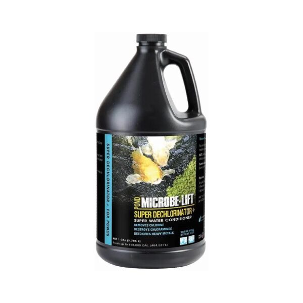 Pond Dechlorinator Plus Gallon Liquid Aquarium Care Solution