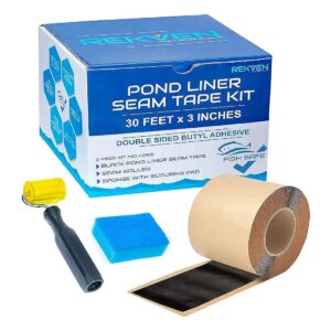 Pond Liner Repair Tape with Double Sided Butyl Adhesive for Leak Free Ponds