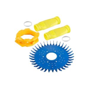 Pool Cleaner Replacement Kit with Finned Disc Diaphragm and Foot Pad for Zodiac G2 G3 G4