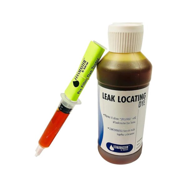 Pool Leak Detection and Testing Kit with Yellow Dye and Precise Placements