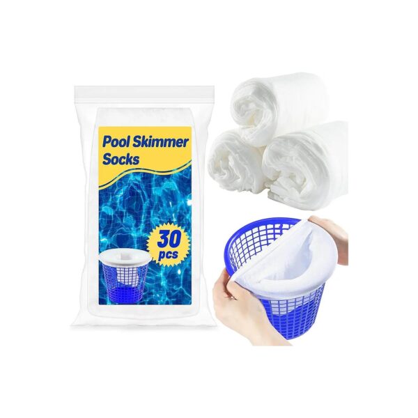 Pool Skimmer Socks for Efficient Cleaning and Protection of Pump Impeller