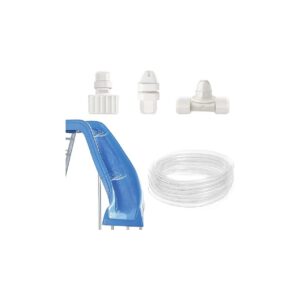 Pool Slide Water Spray Kit with 2 Nozzles and Hose Connector for Inground Swimming Pools