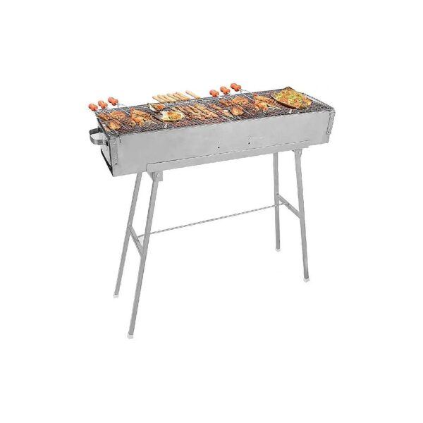 Portable Charcoal Grill Kit for Backyard Party and Travel Use