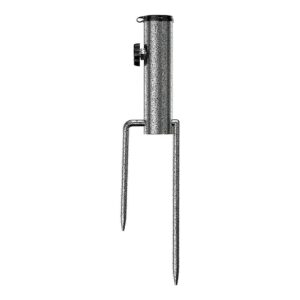 Portable Metal Umbrella Stand with Adjustable Ground Anchor