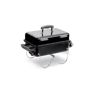 Portable Outdoor Charcoal Gas Grill, Black, 2 x 21 x 5 Inches