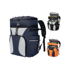 Portable Soft-Sided Backpack Cooler with Insulation and Leak Proof Lining for Picnics