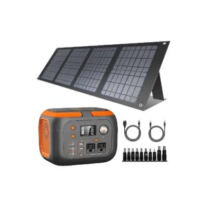 Portable Solar Power Bank for Camping and Travel with High Capacity 260Wh Lithium Battery