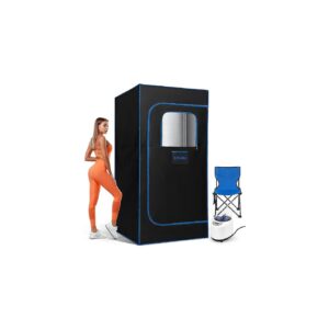 Portable Steam Sauna for Home Use with 6L Steamer and 9 Levels of Heat