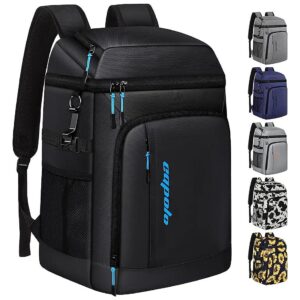 Portable Waterproof Cooler Backpack with Insulated Thermal Bag and Zipper Pockets