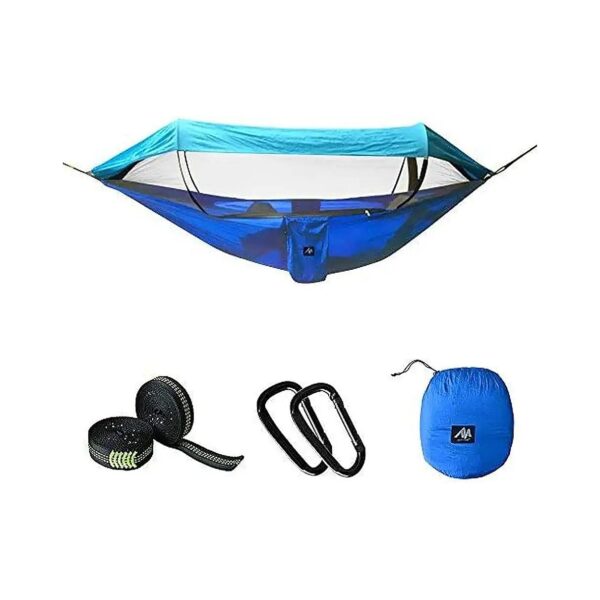 Portable and Compact Camping Hammock with Mosquito Net and Sunshade Cloth