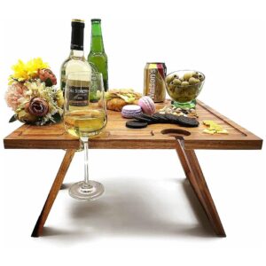 Portable and Stylish Picnic Table for Camping, Concerts or Beach