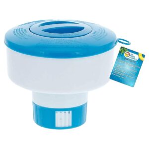 Pound Capacity Chlorine Tablet Pool Dispenser with Adjustable Chemical Delivery