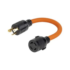 Power Nema L5-30P to L14-30R Adapter Cable 30A