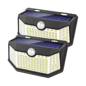 Power Outdoor Solar Lights with Motion Sensor and 3 Lighting Modes