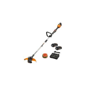 Power Share 40V Lithium Cordless String Trimmer with Edger and 2 Batteries