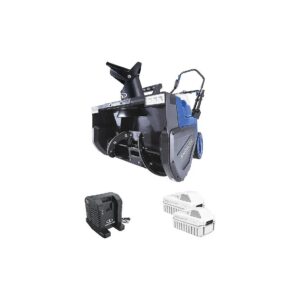 Power-Efficient 48-Volt Snow Blower Kit with Dual Port Charger and LED Headlights