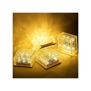 Powered Ice Brick Lights, 4Pack, Easy to Use and Install, No Electricity