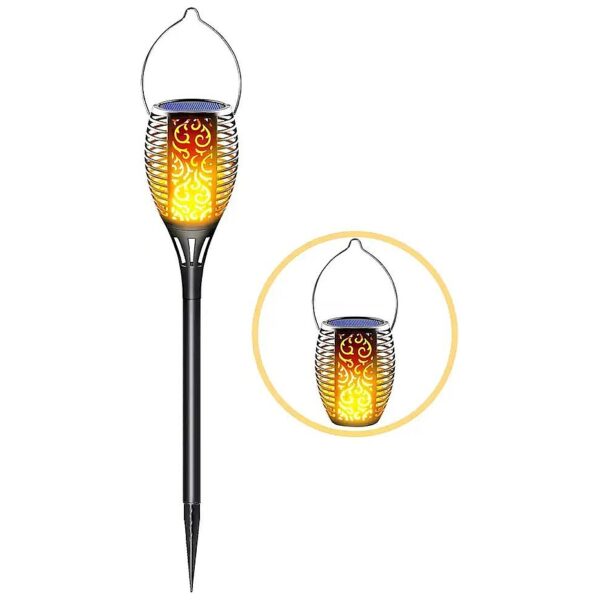 Powered LED Fire Light with Flickering Flame for Outdoor Decorations, Eco-Friendly