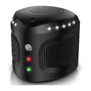 Powered Ultrasound and LED Strobe Lights, 360-Degree Indoor Pest Repellent