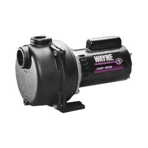 Powerful 1-1/2 Horsepower Sprinkling Pump for Large Lawn Watering