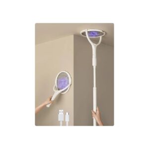 Powerful Indoor Bug Zapper with Rotating Head and Telescopic Extension