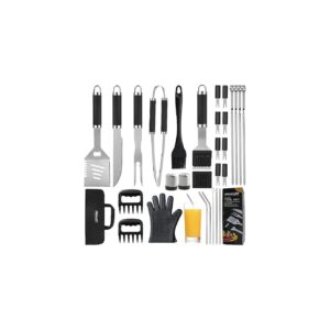 Premium 30PC BBQ Grill Accessories Set with Meat Claws and Spatula for Grill and Cook