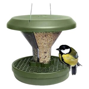 Premium Bird Feeder with Easy-Refill Top and Waste-Proof Design for Hygienic Feeding