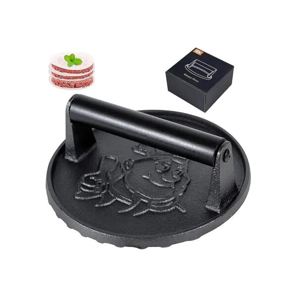 Premium Burger Press With Heat Insulation Handle For Safe Handling