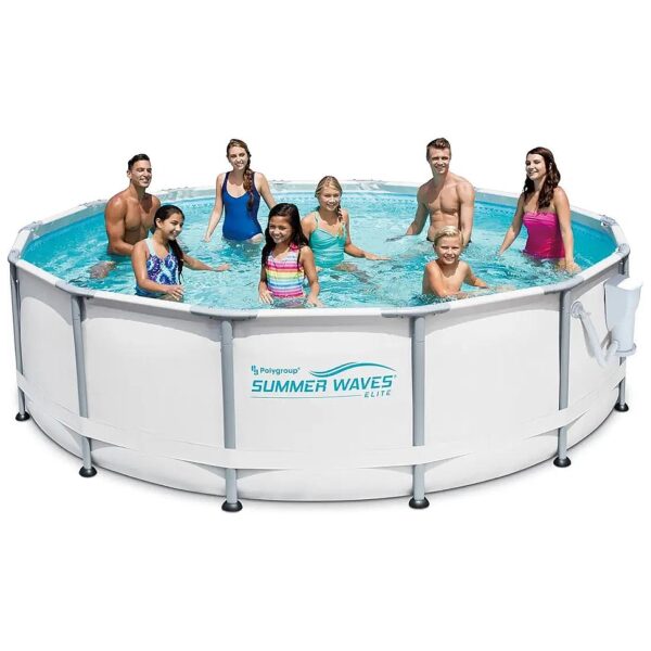 Premium Frame Above Ground Swimming Pool with Filter Pump and Advanced Filtration System