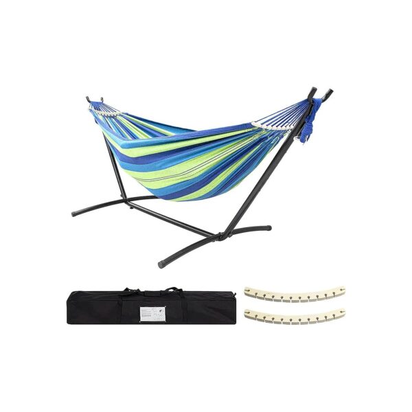 Premium Hammock with Steel Stand and Carry Bag, Enjoy a Comfortable