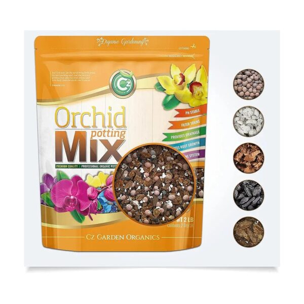 Premium Orchid Mix with Fir Bark Charcoal and Coconut Husk