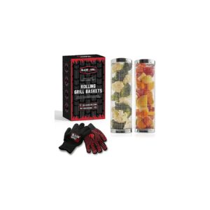 Premium Outdoor Grilling Set with Stainless Steel Grill Rack and BBQ Gloves